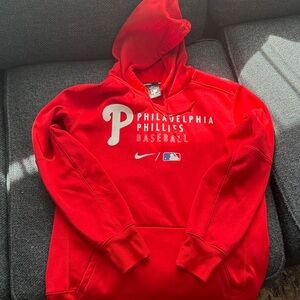 Nike Red Philadelphia Phillies Baseball Hoodie